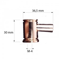 Bellota alumínio Timbal 31,5 ouro.