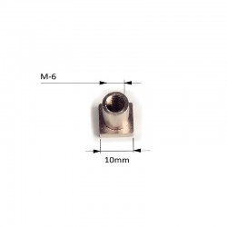 Douille carrée en nickel Bellota + plastiquep paquet de 10.