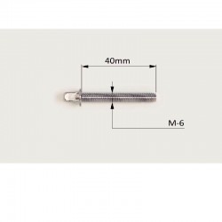 Tornillo M-6X40MM crome pack de 10.