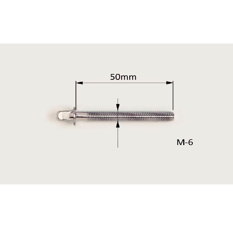 Tornillo M-6X50MM crome pack de 10.