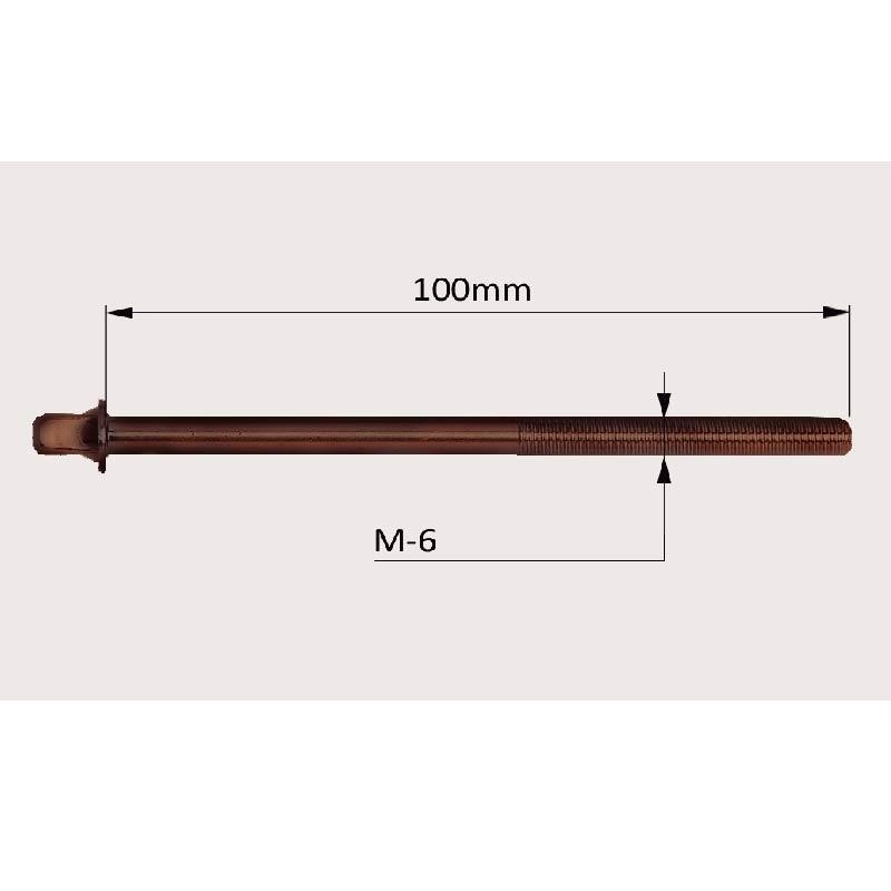 Tornillo M-6X100MM crome pack de 10.