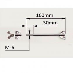 Crome drum rod 16 CM complete.