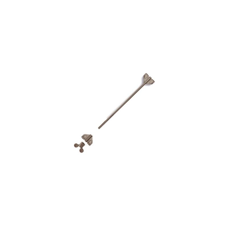 Varilla tambor crome 13 CM completa.